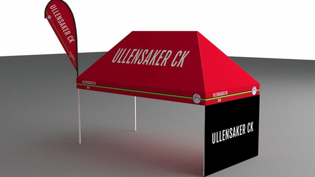 Branding tents with custom print | Hallgruppen