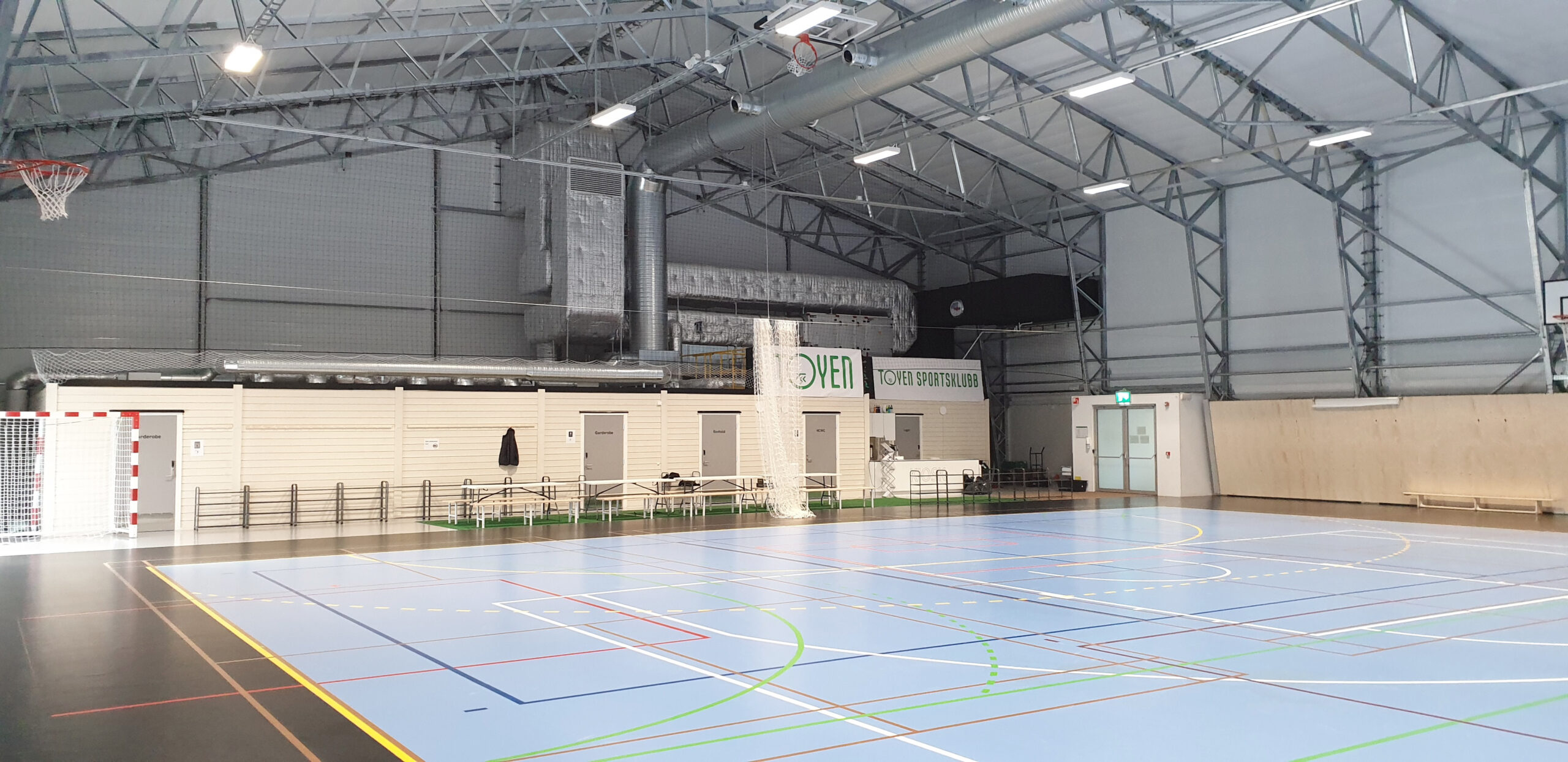 Multipurpose hall, steel structure with PVC Hallgruppen